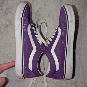 Purple Size 8 Vans Shoes.